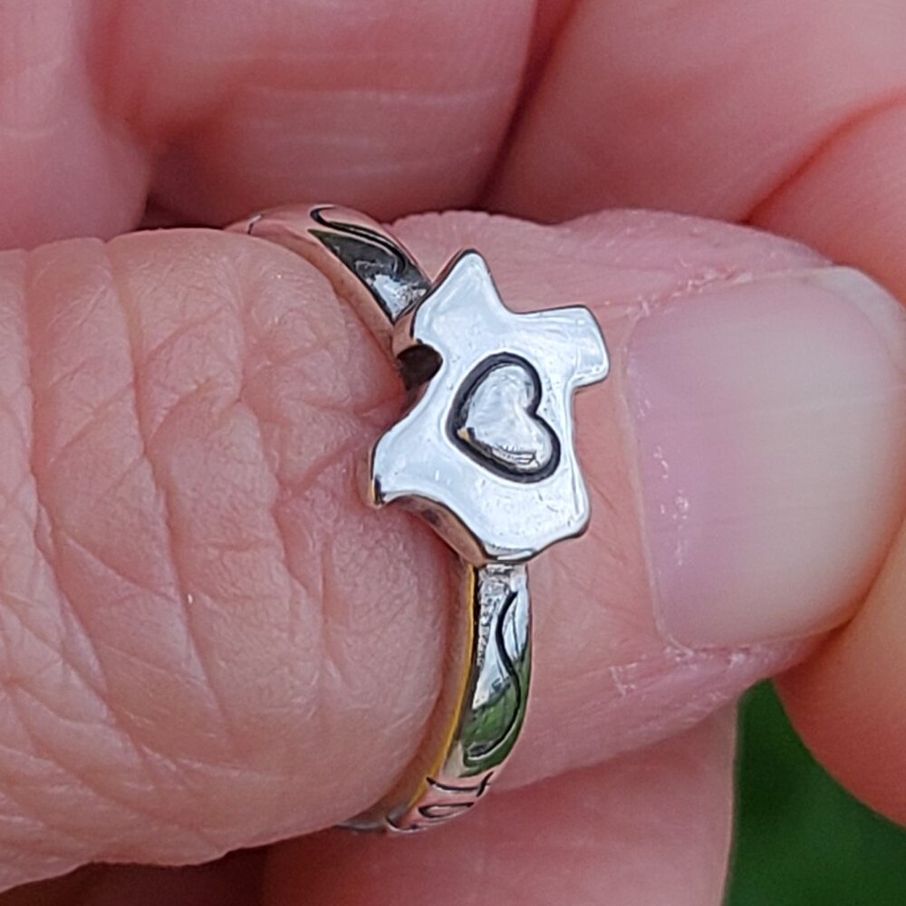 James Avery Retired Texas Strong Ring Size 7